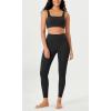 imageODODOS ODLEX 2Pack High Waist 78 Length Workout Leggings for Women 25quot  28quot Tummy Control Atheltic Yoga PantsBlackonyx Black Grey