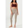 imageODODOS ODLEX 2Pack High Waist 78 Length Workout Leggings for Women 25quot  28quot Tummy Control Atheltic Yoga PantsBlacktaupe