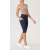 imageODODOS ODLEX 2Pack High Waist Workout Capris with Pockets for Women 14quot  19quot Yoga Capri LeggingsBlacknavy