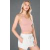 imageODODOS Womens Crop 3Pack Waffle Knit Seamless Camisole Cropped Tank TopsNightwindsurferlotus