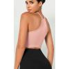 imageODODOS Womens Crop 3Pack Waffle Knit Seamless Camisole Cropped Tank TopsNightwindsurferlotus