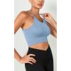 imageODODOS Womens Crop 3Pack Waffle Knit Seamless Camisole Cropped Tank TopsNightwindsurferlotus
