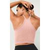 imageODODOS Womens Crop 3Pack Waffle Knit Seamless Camisole Cropped Tank TopsNightwindsurferlotus