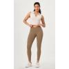 imageODODOS 2 Pack Buttery Soft Cross Waist Leggings with Pockets for Women ODCLOUD 25quot  28quot Crossover Lounge Yoga PantsBlacklight Brown