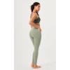 imageODODOS 2 Pack Buttery Soft Cross Waist Leggings with Pockets for Women ODCLOUD 25quot  28quot Crossover Lounge Yoga PantsBlacklime Stone