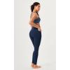 imageODODOS 2 Pack Buttery Soft Cross Waist Leggings with Pockets for Women ODCLOUD 25quot  28quot Crossover Lounge Yoga PantsBlacknavy