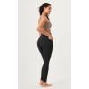 imageODODOS 2 Pack Buttery Soft Cross Waist Leggings with Pockets for Women ODCLOUD 25quot  28quot Crossover Lounge Yoga PantsBlackonyx Black Grey