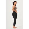 imageODODOS 2 Pack Buttery Soft Cross Waist Leggings with Pockets for Women ODCLOUD 25quot  28quot Crossover Lounge Yoga PantsBlackonyx Black Grey