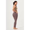 imageODODOS 2 Pack Buttery Soft Cross Waist Leggings with Pockets for Women ODCLOUD 25quot  28quot Crossover Lounge Yoga PantsBlackpurple Taupe