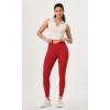 imageODODOS 2 Pack Buttery Soft Cross Waist Leggings with Pockets for Women ODCLOUD 25quot  28quot Crossover Lounge Yoga PantsBlackred
