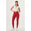 imageODODOS 2 Pack Buttery Soft Cross Waist Leggings with Pockets for Women ODCLOUD 25quot  28quot Crossover Lounge Yoga PantsBlackred