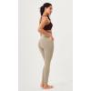 imageODODOS 2 Pack Buttery Soft Cross Waist Leggings with Pockets for Women ODCLOUD 25quot  28quot Crossover Lounge Yoga PantsBlackshaker Beige