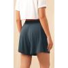 imageODODOS 2Pack Modal Soft Lounge Shorts for Women High Waist Casual Sleepwear Cozy Pajama Bottom5quot InseamBlackdeep Tealwashed