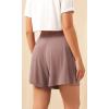 imageODODOS 2Pack Modal Soft Lounge Shorts for Women High Waist Casual Sleepwear Cozy Pajama Bottom5quot InseamBlackdusty Rosewashed