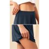 imageODODOS 2Pack Modal Soft Lounge Shorts for Women High Waist Casual Sleepwear Cozy Pajama Bottom5quot InseamBlackmidnight