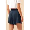 imageODODOS 2Pack Modal Soft Lounge Shorts for Women High Waist Casual Sleepwear Cozy Pajama Bottom5quot InseamBlackmidnight