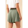 imageODODOS 2Pack Modal Soft Lounge Shorts for Women High Waist Casual Sleepwear Cozy Pajama Bottom5quot InseamBlacksage Greenwashed