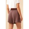 imageODODOS 2Pack Modal Soft Lounge Shorts for Women High Waist Casual Sleepwear Cozy Pajama Bottom5quot InseamBlacksangriawashed