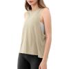 imageODODOS 3Pack Loose Tank Tops for Women Sleeveless Gym Athletic Workout Tops Yoga ShirtsAbalone Long1 Pack