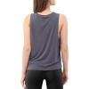 imageODODOS 3Pack Loose Tank Tops for Women Sleeveless Gym Athletic Workout Tops Yoga ShirtsAbalonelavendernavy Blue Long