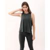 imageODODOS 3Pack Loose Tank Tops for Women Sleeveless Gym Athletic Workout Tops Yoga ShirtsBlackcharcoalwhite Long