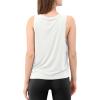 imageODODOS 3Pack Loose Tank Tops for Women Sleeveless Gym Athletic Workout Tops Yoga ShirtsBlackcharcoalwhite Long