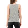 imageODODOS 3Pack Loose Tank Tops for Women Sleeveless Gym Athletic Workout Tops Yoga ShirtsBlackwhiteheather Grey Long