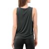 imageODODOS 3Pack Loose Tank Tops for Women Sleeveless Gym Athletic Workout Tops Yoga ShirtsCrepe Pinkdark Bluedark Grey Long