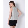 imageODODOS 3Pack Loose Tank Tops for Women Sleeveless Gym Athletic Workout Tops Yoga ShirtsHeather Grey Long1 Pack