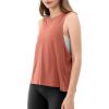 imageODODOS 3Pack Loose Tank Tops for Women Sleeveless Gym Athletic Workout Tops Yoga ShirtsIndian Red Long1 Pack