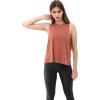 imageODODOS 3Pack Loose Tank Tops for Women Sleeveless Gym Athletic Workout Tops Yoga ShirtsIndian Red Long1 Pack