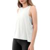 imageODODOS 3Pack Loose Tank Tops for Women Sleeveless Gym Athletic Workout Tops Yoga ShirtsLavenderwhiteblue Fog Long