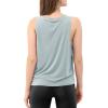 imageODODOS 3Pack Loose Tank Tops for Women Sleeveless Gym Athletic Workout Tops Yoga ShirtsLavenderwhiteblue Fog Long