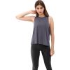 imageODODOS 3Pack Loose Tank Tops for Women Sleeveless Gym Athletic Workout Tops Yoga ShirtsNavy Blue Long1 Pack
