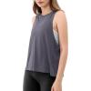imageODODOS 3Pack Loose Tank Tops for Women Sleeveless Gym Athletic Workout Tops Yoga ShirtsNavy Blue Long1 Pack