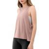 imageODODOS 3Pack Loose Tank Tops for Women Sleeveless Gym Athletic Workout Tops Yoga ShirtsPink Long1 Pack