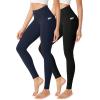 imageODODOS ODCLOUD 2Pack Buttery Soft Lounge Yoga Leggings with Pockets for Women 23quot  25quot  28quot High Waist Yoga PantsBlackdeep Navy