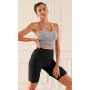 imageODODOS ODCLOUD 2Pack Lounge Yoga Shorts for Women 4quot  6quot  8quot 10quot High Waist Buttery Soft Biker Shorts1blackblack