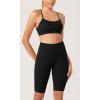 imageODODOS ODCLOUD 2Pack Lounge Yoga Shorts for Women 4quot  6quot  8quot 10quot High Waist Buttery Soft Biker Shorts1blackblack