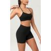 imageODODOS ODCLOUD 2Pack Lounge Yoga Shorts for Women 4quot  6quot  8quot 10quot High Waist Buttery Soft Biker Shorts1blackblack