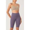 imageODODOS ODCLOUD 2Pack Lounge Yoga Shorts for Women 4quot  6quot  8quot 10quot High Waist Buttery Soft Biker ShortsBlackash Violet