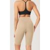 imageODODOS ODCLOUD 2Pack Lounge Yoga Shorts for Women 4quot  6quot  8quot 10quot High Waist Buttery Soft Biker ShortsBlackbeige