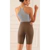 imageODODOS ODCLOUD 2Pack Lounge Yoga Shorts for Women 4quot  6quot  8quot 10quot High Waist Buttery Soft Biker ShortsBlackbrunette
