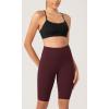 imageODODOS ODCLOUD 2Pack Lounge Yoga Shorts for Women 4quot  6quot  8quot 10quot High Waist Buttery Soft Biker ShortsBlackburgundy