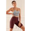 imageODODOS ODCLOUD 2Pack Lounge Yoga Shorts for Women 4quot  6quot  8quot 10quot High Waist Buttery Soft Biker ShortsBlackburgundy