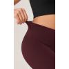 imageODODOS ODCLOUD 2Pack Lounge Yoga Shorts for Women 4quot  6quot  8quot 10quot High Waist Buttery Soft Biker ShortsBlackburgundy