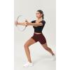 imageODODOS ODCLOUD 2Pack Lounge Yoga Shorts for Women 4quot  6quot  8quot 10quot High Waist Buttery Soft Biker ShortsBlackburgundy