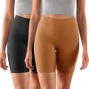imageODODOS ODCLOUD 2Pack Lounge Yoga Shorts for Women 4quot  6quot  8quot 10quot High Waist Buttery Soft Biker ShortsBlackcaramel
