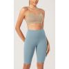 imageODODOS ODCLOUD 2Pack Lounge Yoga Shorts for Women 4quot  6quot  8quot 10quot High Waist Buttery Soft Biker ShortsBlackchambray