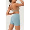 imageODODOS ODCLOUD 2Pack Lounge Yoga Shorts for Women 4quot  6quot  8quot 10quot High Waist Buttery Soft Biker ShortsBlackchambray